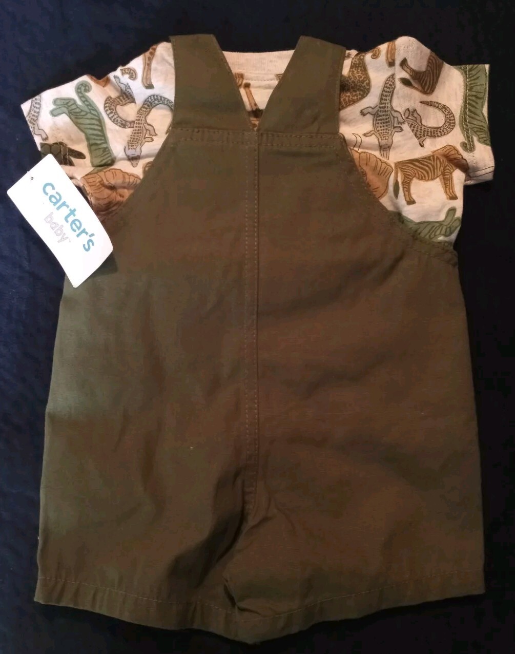 Carter’s Animal Overalls 18M 2 Pieces