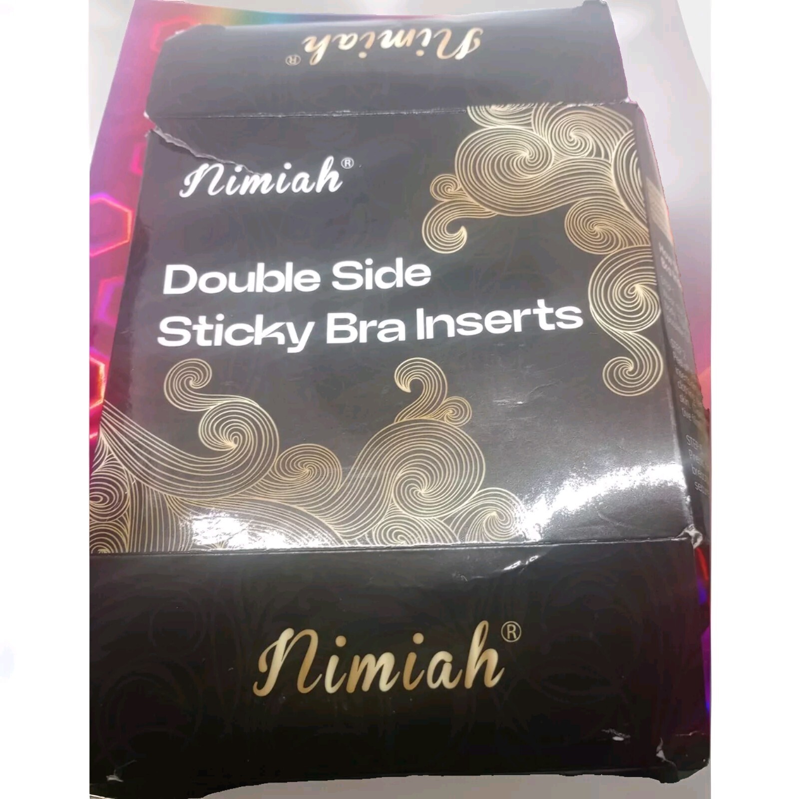 Nimiah Double Side Sticky Bra Inserts  Large, 2pc Beige.