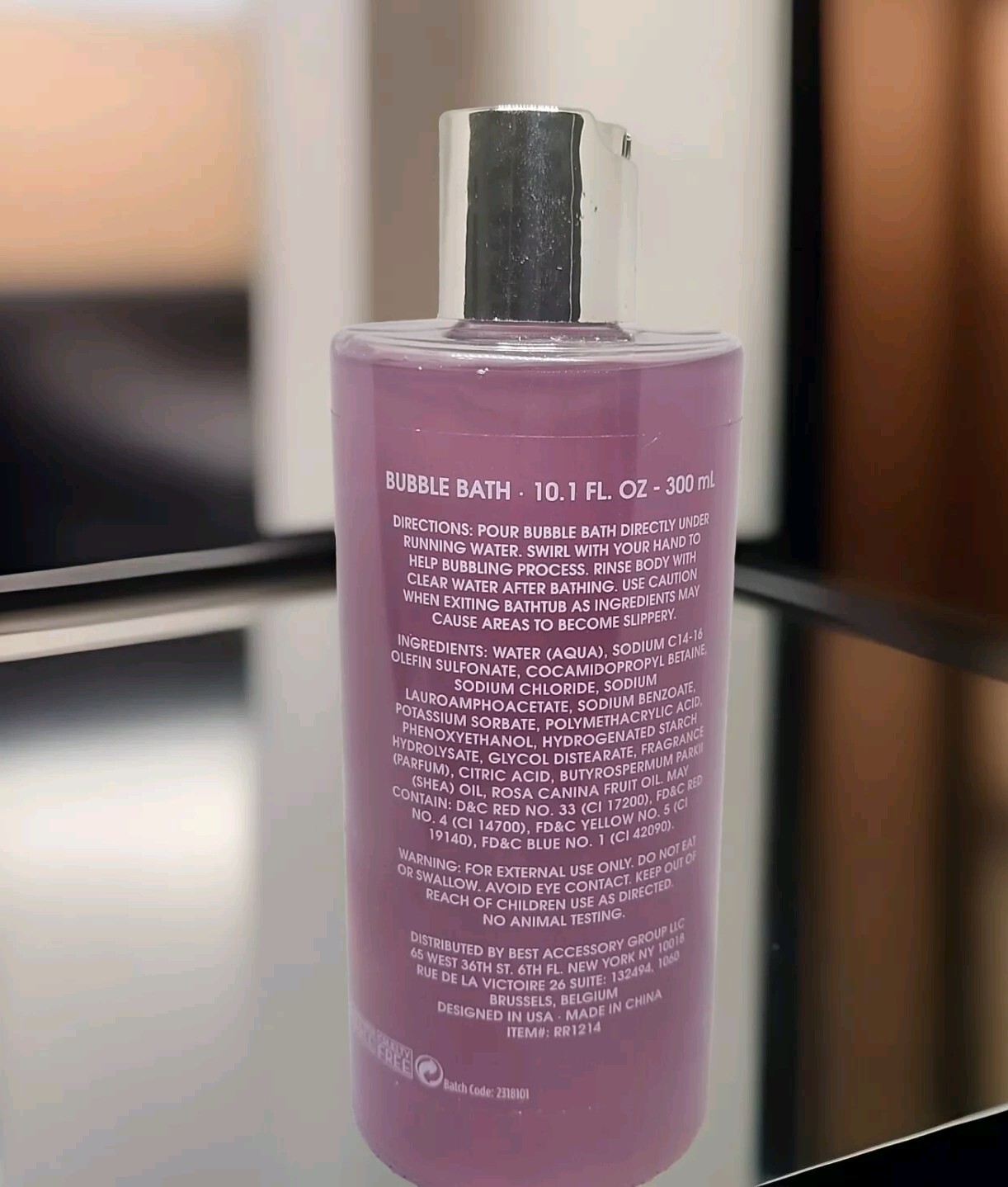 Rachel Roy Vanilla Rose Scented Bubble Bath 10.1oz/300ml Sealed