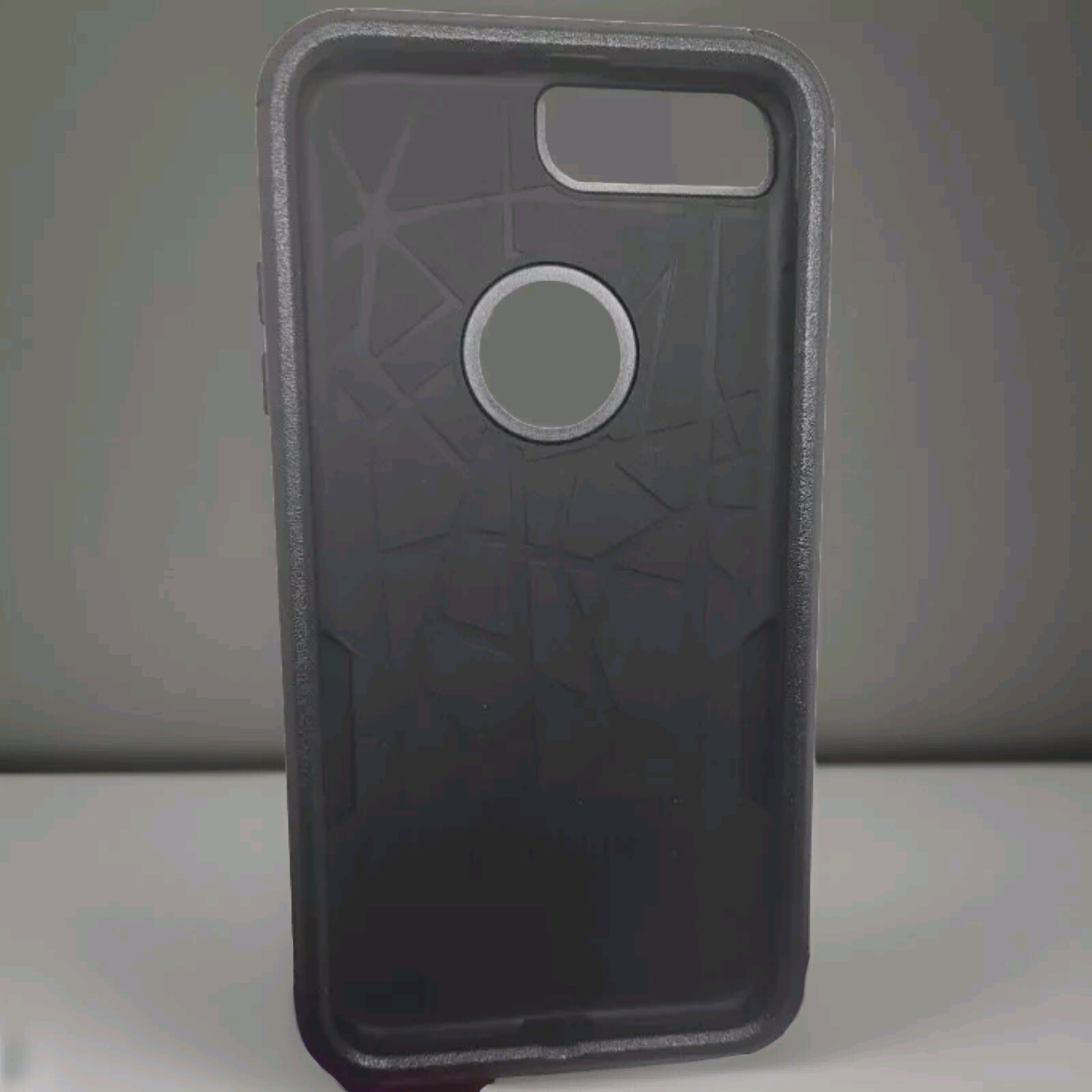 XXDD  iPhone 7 Plus / 8 Plus 5.5in Hard Case Black Shockproof +Screen Protectors