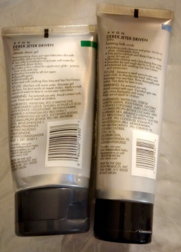 Avon Derek Jeter Driven Skin Ultimate Shave Gel 5 oz & Face Scrub 4.2 oz(2Set)
