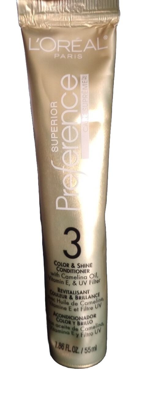 L’Oréal Superior Preference Color & Shine Conditioner#3 NEW 1.86 oz  x ONE TUBE.