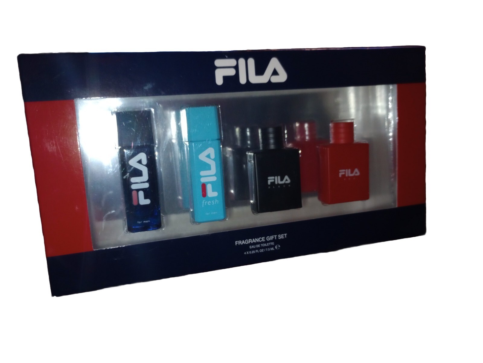 Fragrance Gift Set by Fila for Men – 4 Pc Mini Gift Set
