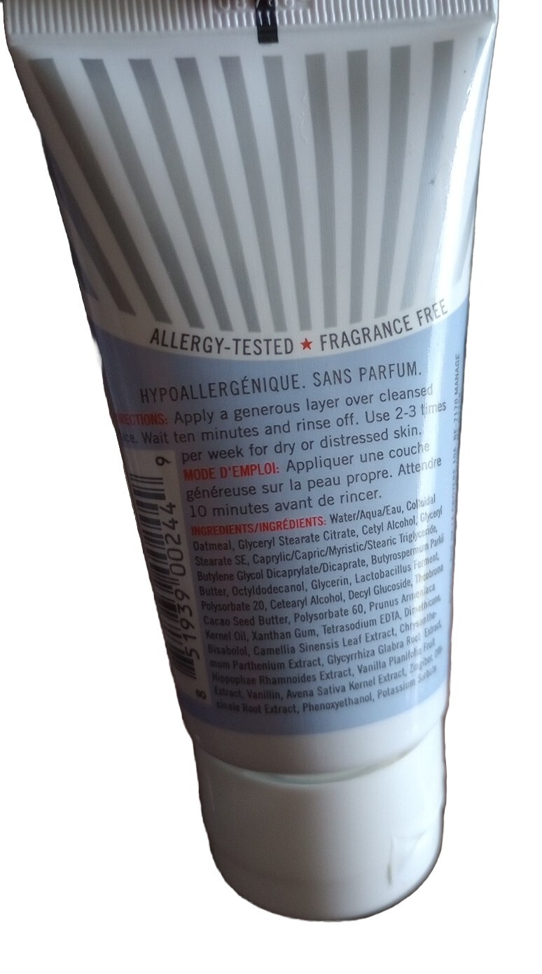 NEW-FIRST AID BEAUTY FAB Ultra Repair Instant Oatmeal Mask 2oz/56.7g Full Size