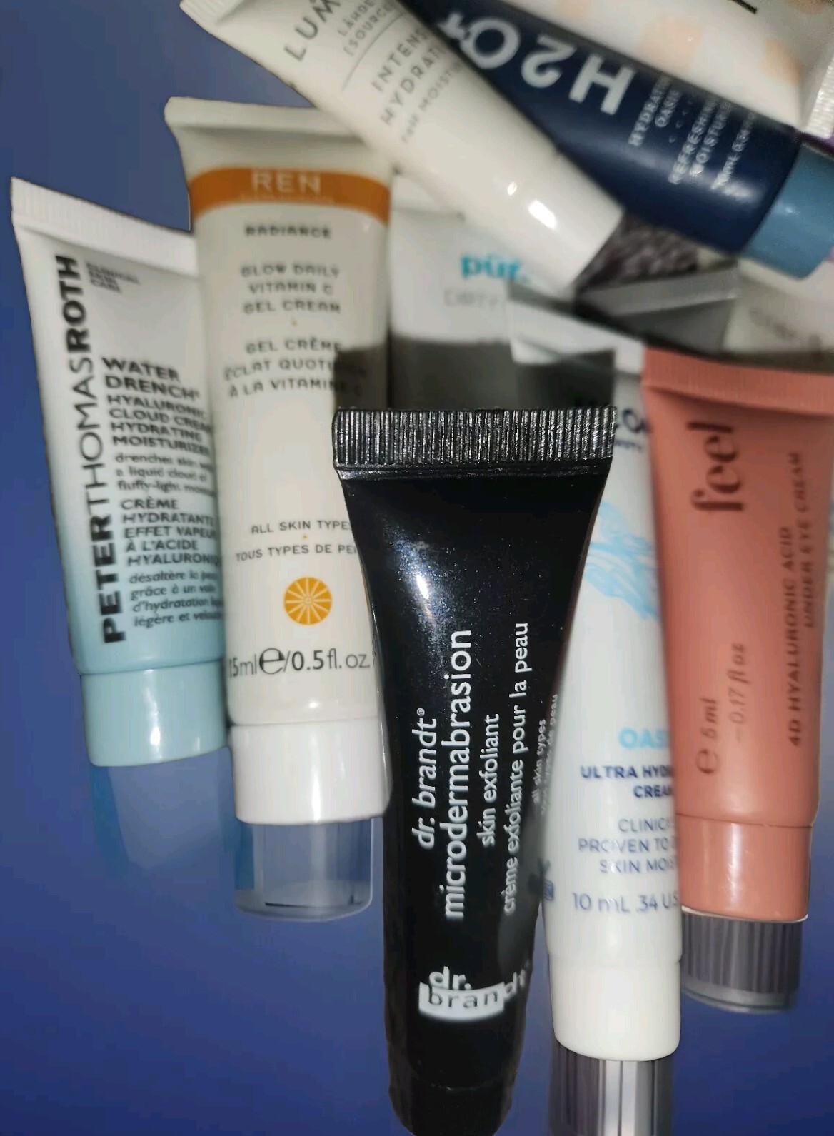 21-Piece Spa Sampler  Set Peter Thomas Roth Proactive Clarins Dr Brant H2O+More.