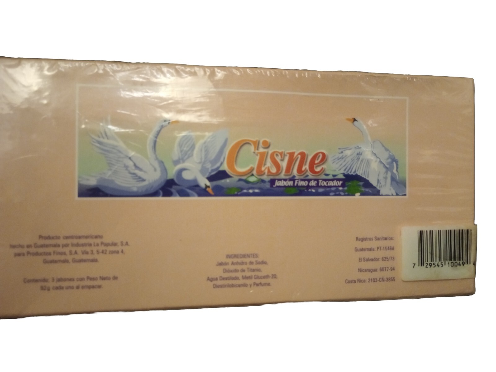 Cisne Swan Shaped Beauty Body Soap 3-in-Box NIB