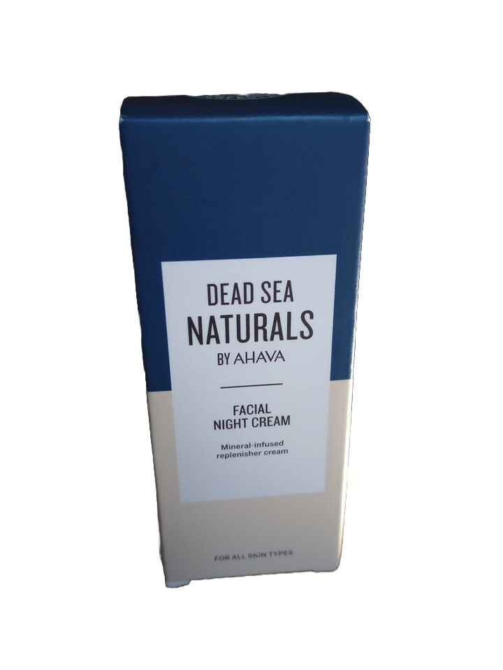 Dead Sea Naturals AHAVA FACIAL Night Cream Mineral Infused Replenisher NIB 1.7oz