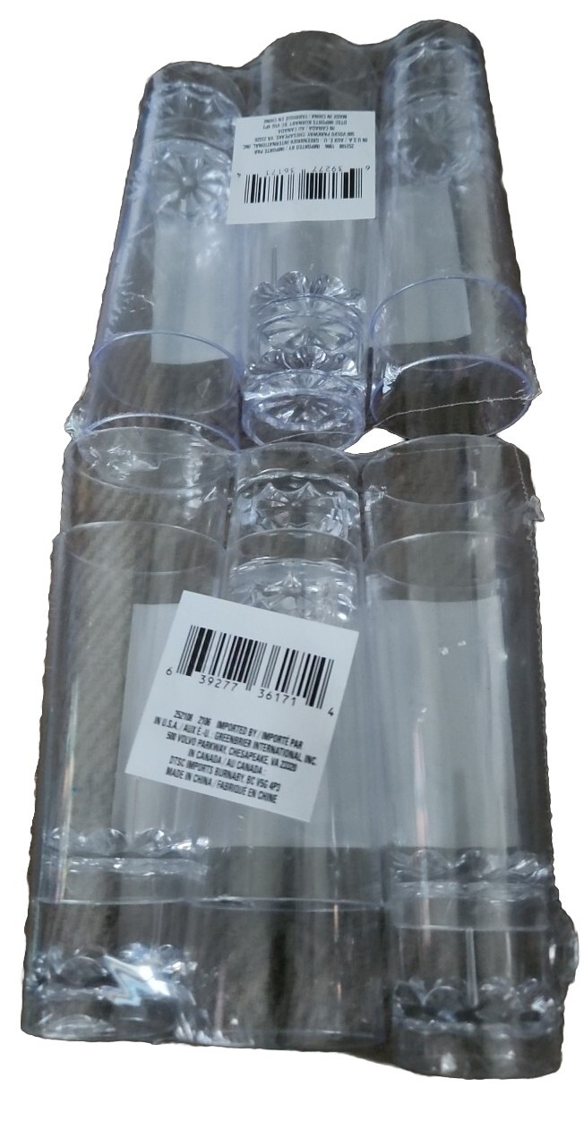 Catering Clear Plastic Mini Cordial Glasses, (2 6-ct. Packs)