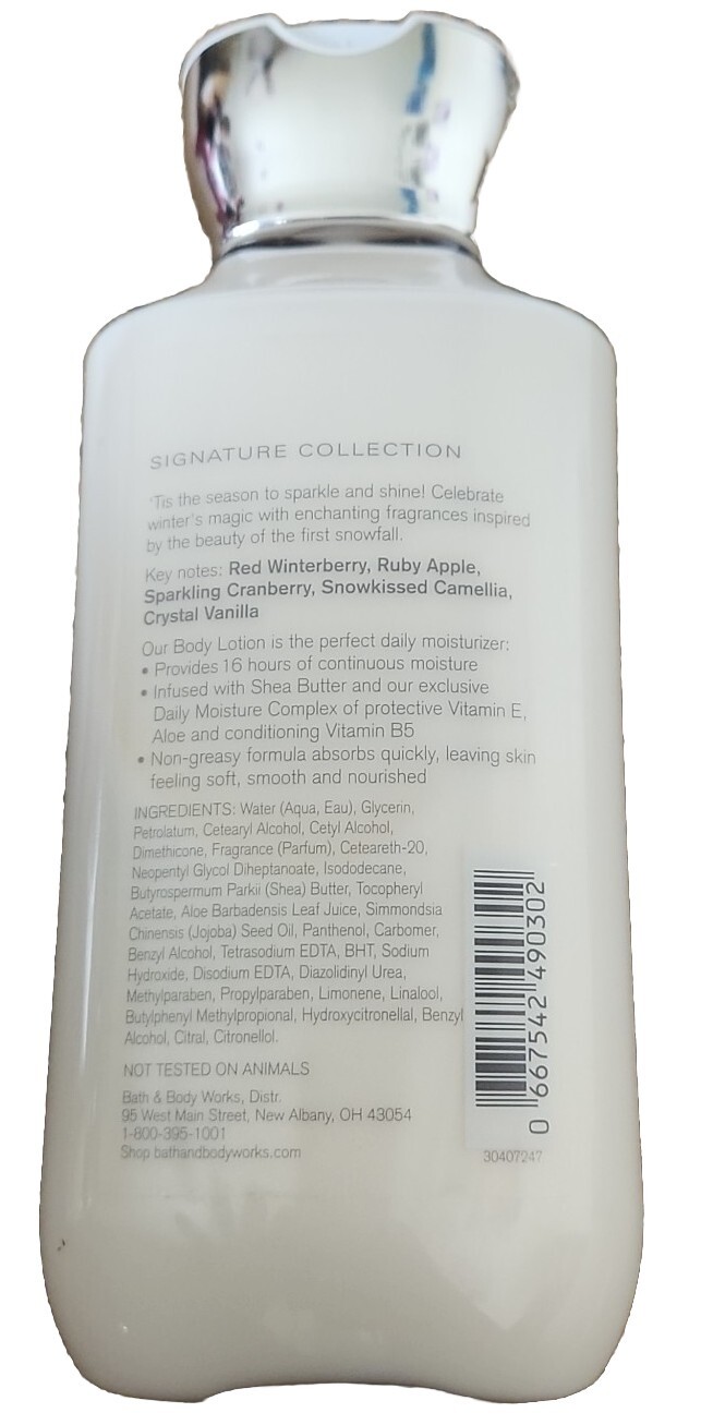 Bath & Body Works – Winterberry Wonder – Body Lotion – New – 8oz
