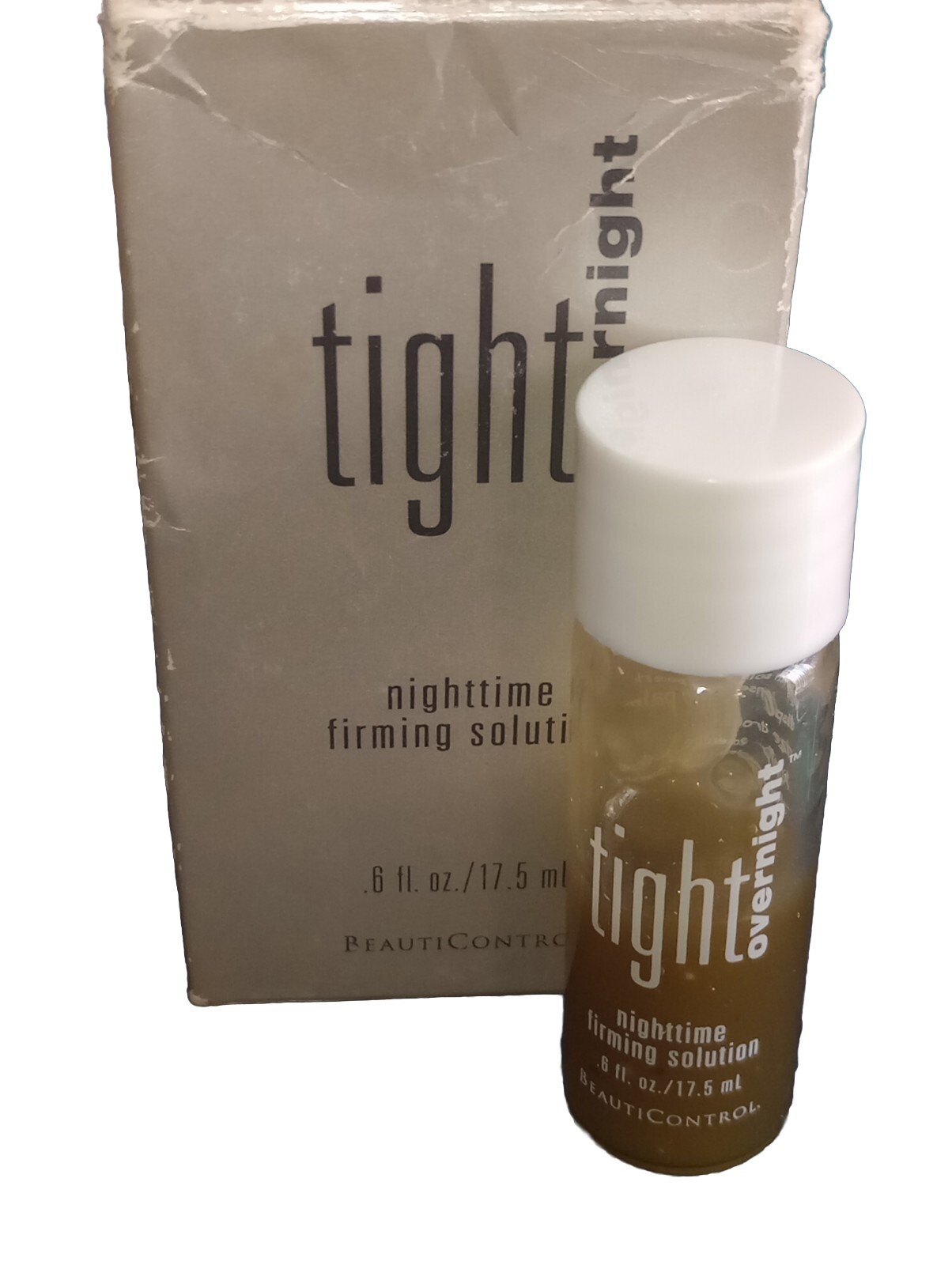 Tight Overnight Time Firming Solution by BeautiControl .6oz/17.5ml.”Old Stock”..