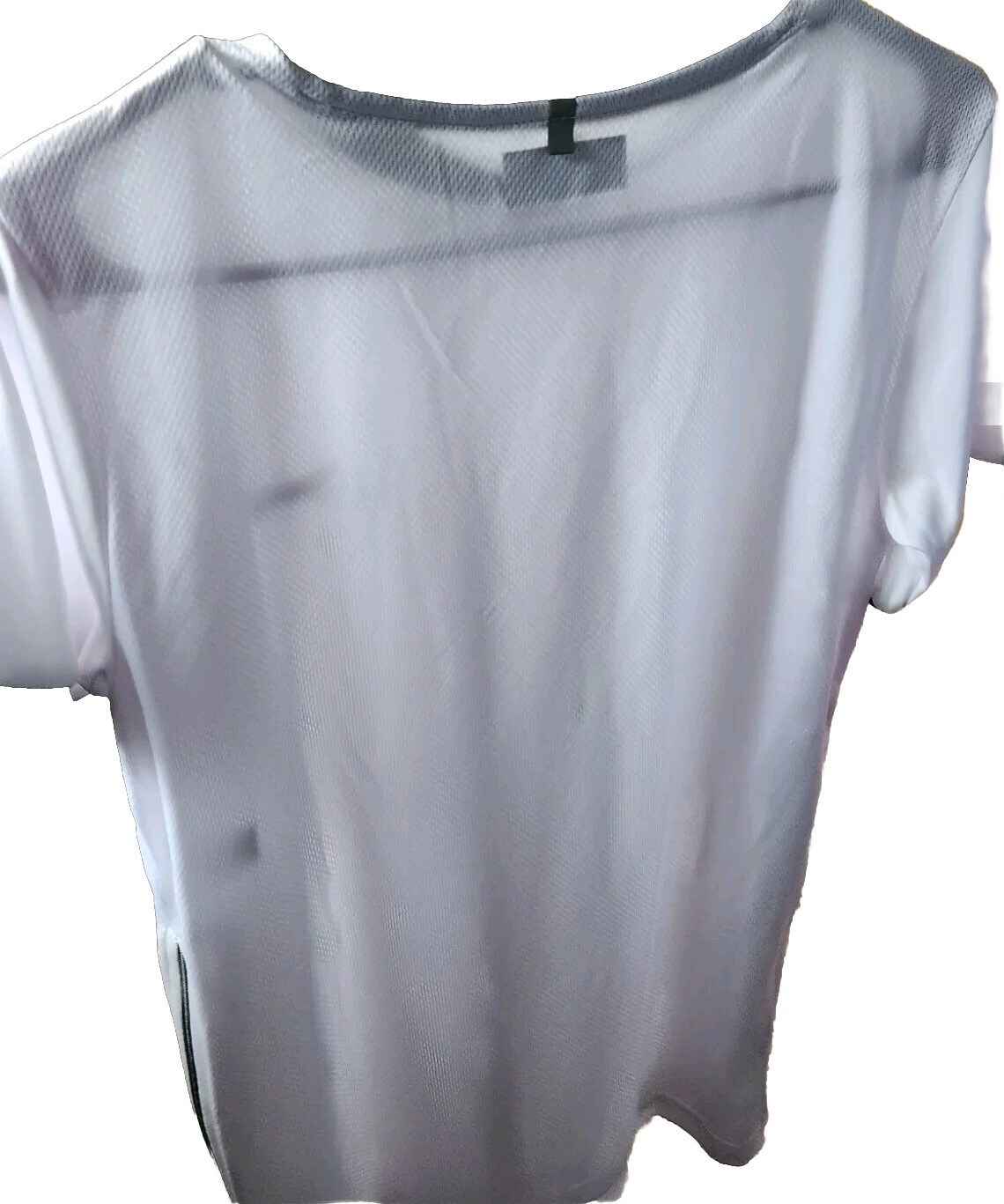 RBX ACTIVE” MEN’S White/BLK SHORT SLEEVE ACTIVEWEAR PERFORMANCE TOP L*Authentic*