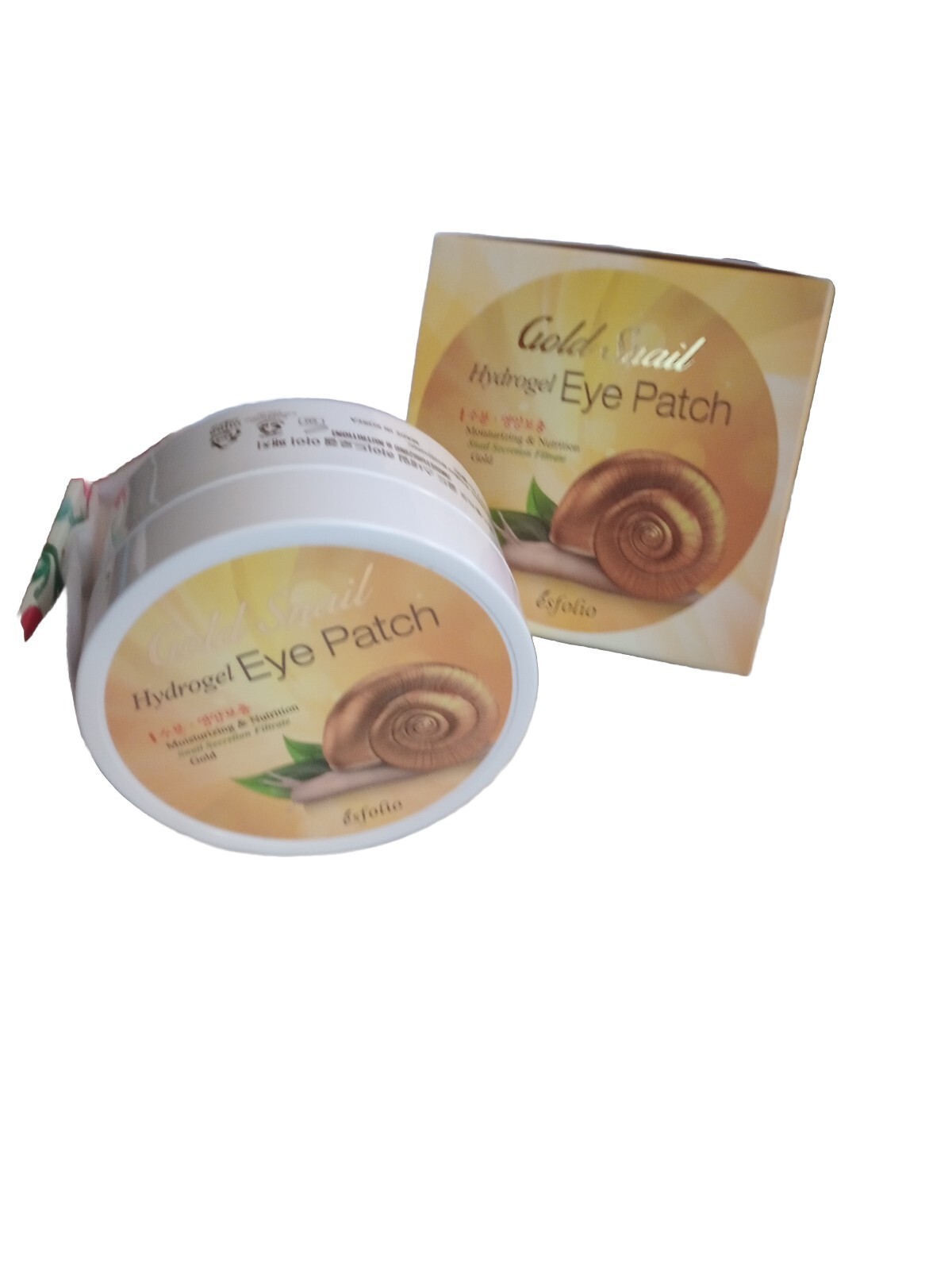 NEW Korean Esfolio Gold Snail Hydrogel Eye Patch Wrinkle 90g 60 Sheets