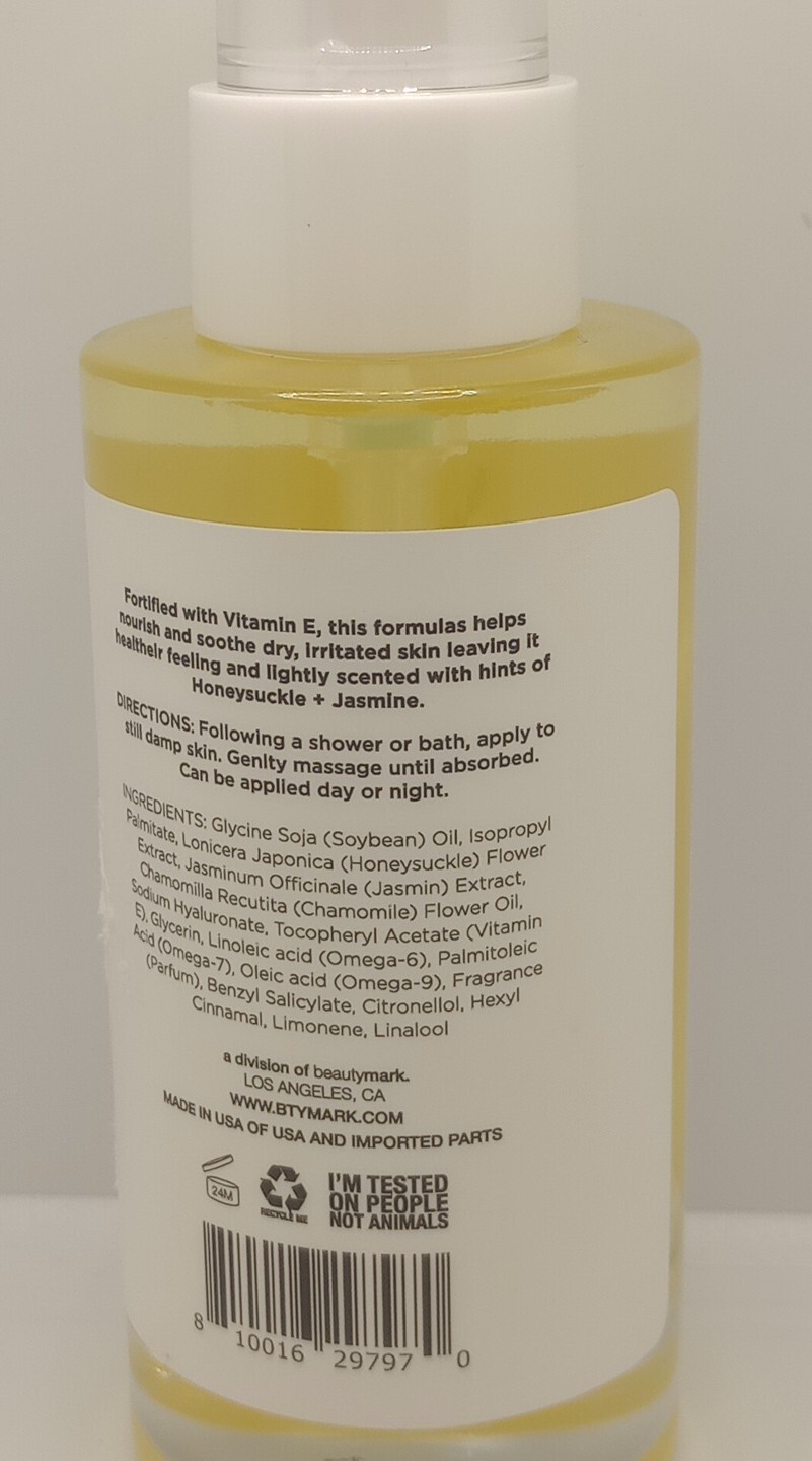 Revital Honeysuckle + Jasmine Soothing Body Oil w/ Vit E 4 fl oz New