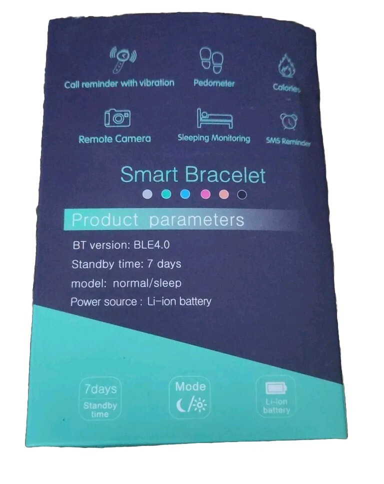 iSunshine Smart Wristband  Pedometer Distance Calorie Sleep Monitoring Bracelet