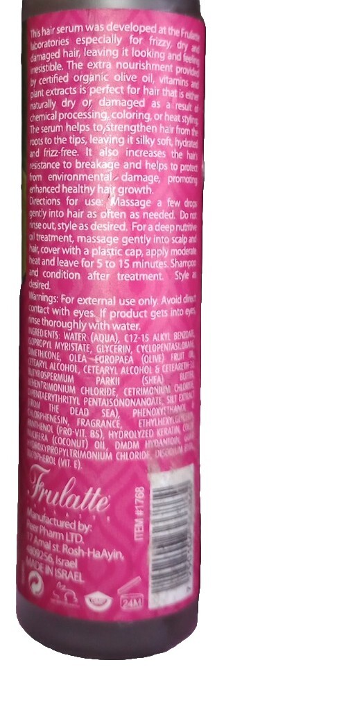 Olive Oil Reparing Hair Serum For Dry & Damaged Hair 2oz/60ml. Fast Shipping.