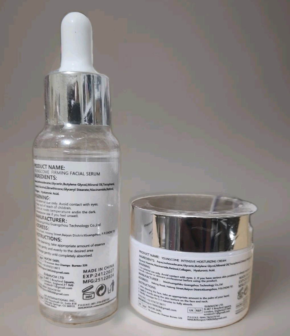 Hydrating & Firming Facial Essence and Cream Set (Set of 2)