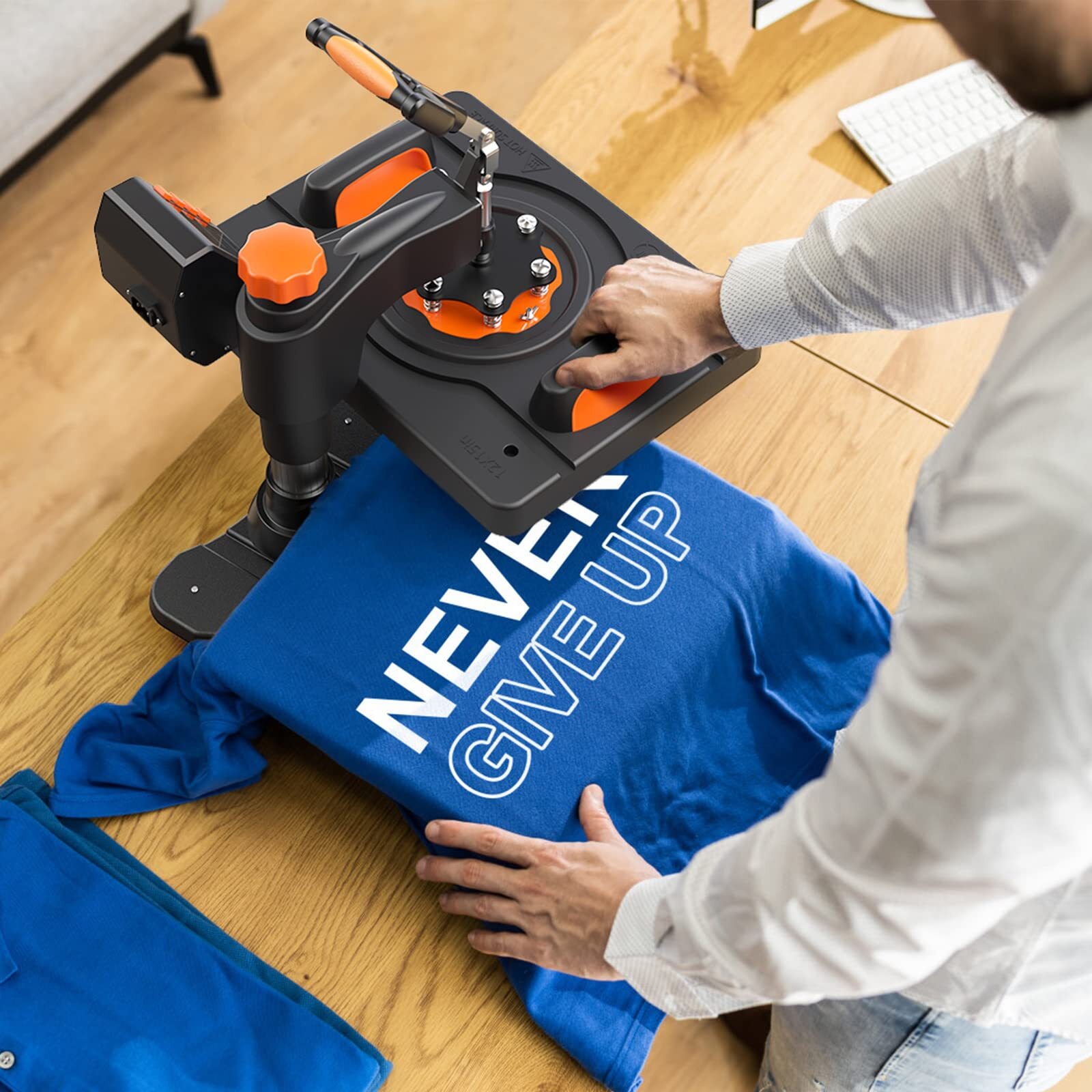 US GARVEE 12X15 inch Heat Press Machine 6-in-1 Heat Press 800W Sublimation Machine Swing-Away Heat Press